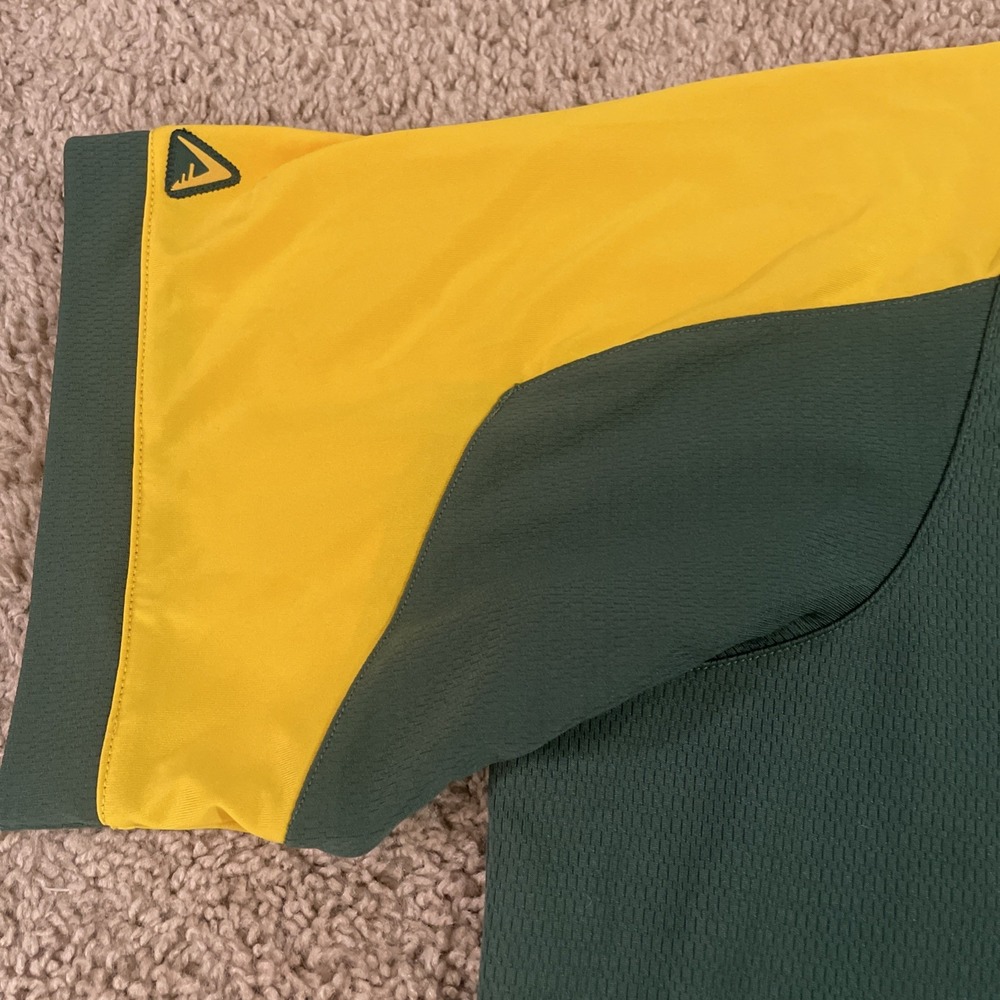 Antigua Packers Polo Shirt 2XL Green Yellow NFL Team Logo Performance Polyester - Picture 3 of 5